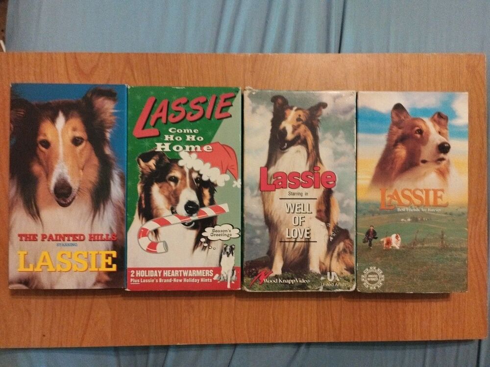 Lassie VHS Lot of 4 - See Description